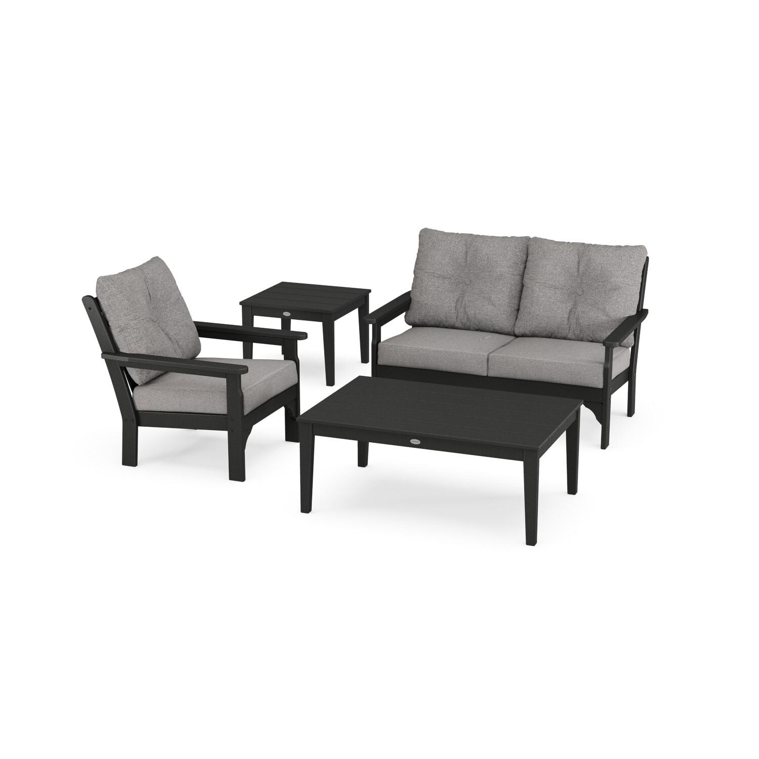 POLYWOOD Vineyard 4-Piece Deep Seating Set - Mycitystee