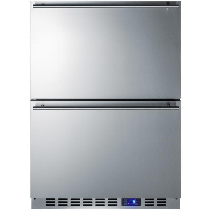 Summit 24-Inch 3.4 Cu. Ft. Outdoor Rated Freezer Drawers - Mycitystee
