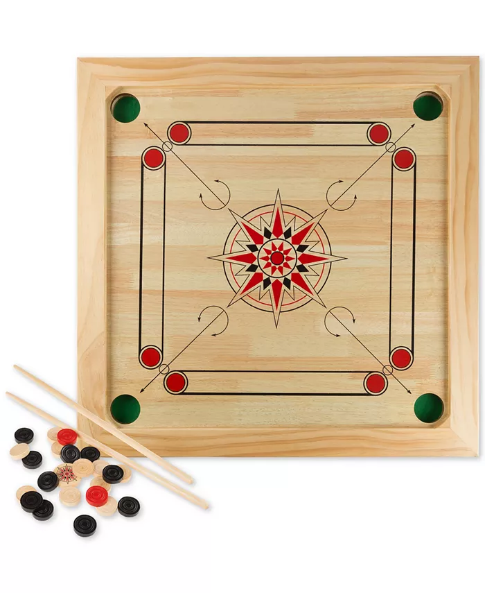 Trademark Global 25-Pc. Carrom Board Game Set - Mycitystee