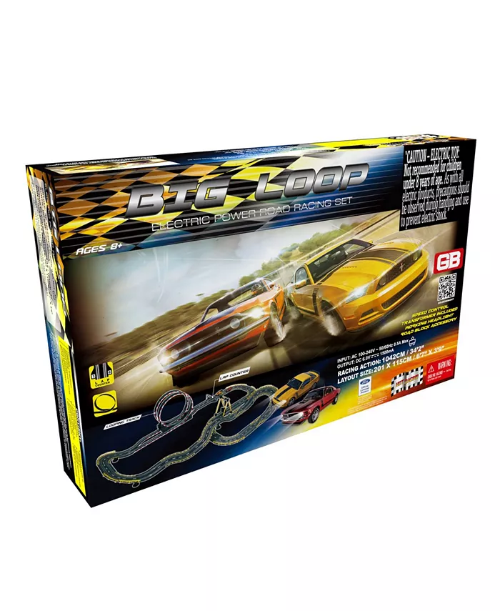PonyCycle Big Loop Road Racing Slot Car Set - Electric Powered - Mycitystee