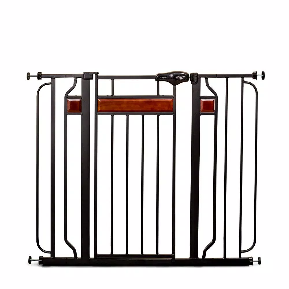 Regalo Home Accents 37 in. Extra-Tall Metal Walk-Through Safety Gate and#8211; XDC Depot - Mycitystee
