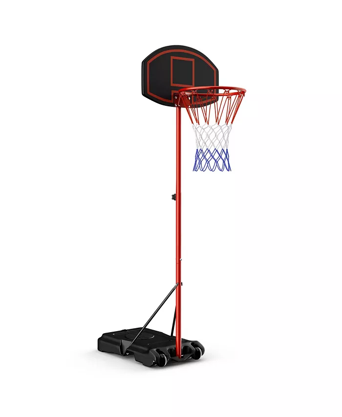 Costway Height-Adjustable Basket Hoop， Portable Backboard System Stand - Mycitystee