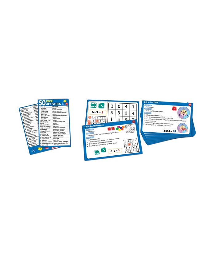 Junior Learning 50 Dice Activities Learning Game - Mycitystee