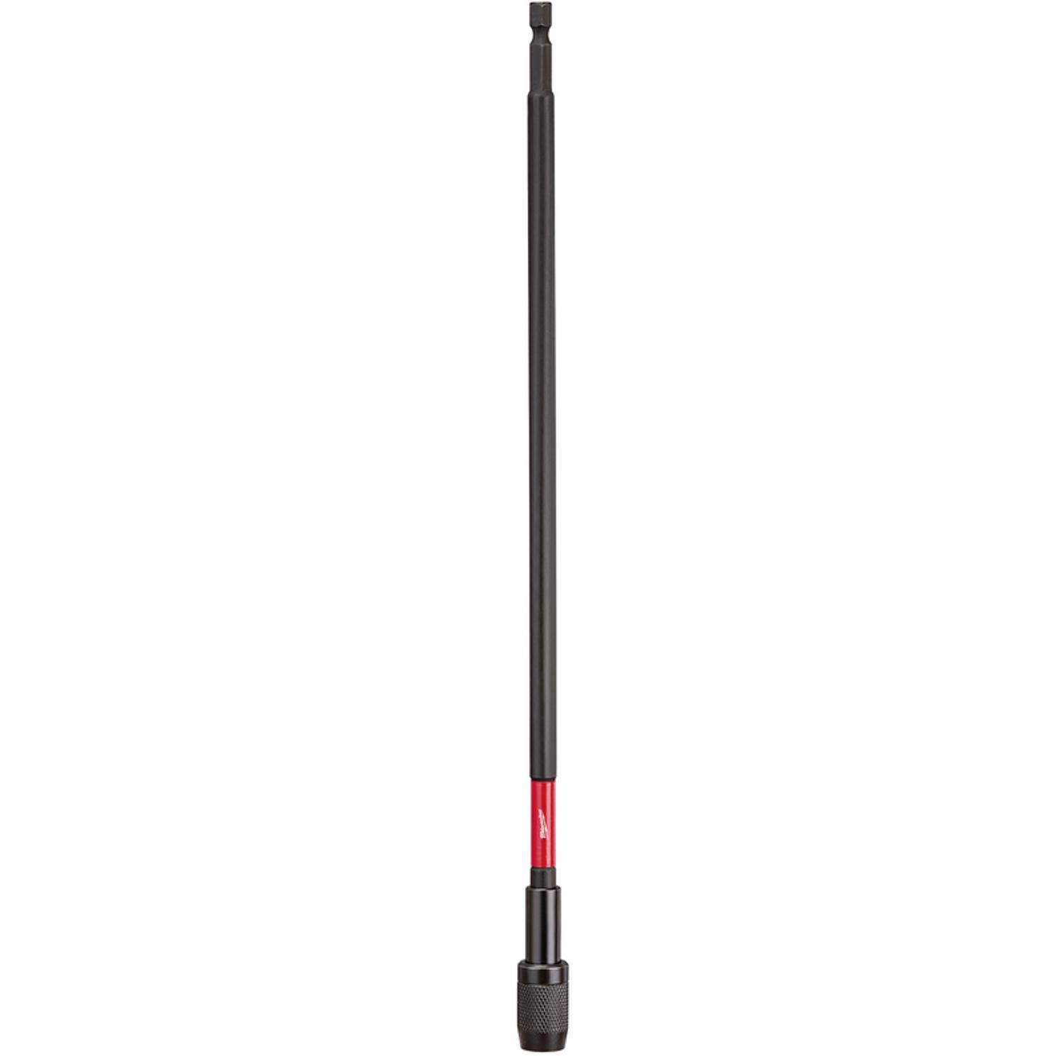 Milwaukee Shockwave 12 in. Alloy Steel Impact Magnetic Locking Bit Holder 1/4 in. Hex Shank 1 pc - Mycitystee