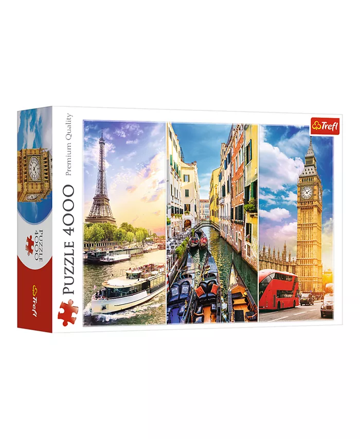 Trefl Red 4000 Piece Puzzle- Trip Around Europe - Mycitystee