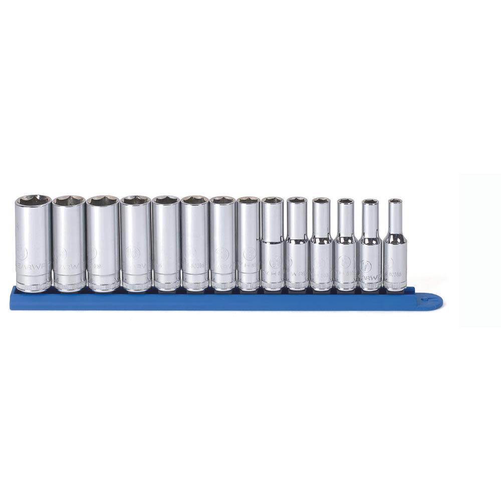 GEARWRENCH 14 Pc 3/8-in Drive 6 Point Deep Metric Socket Set 80554 from GEARWRENCH - Mycitystee