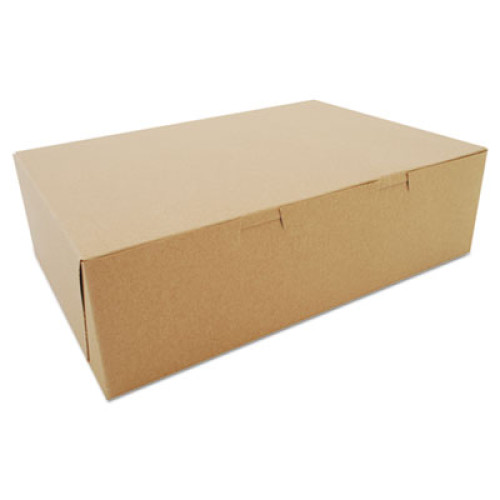 SCT Bakery Boxes， Kraft， Paperboard， 14 x 10 x 4， 100/Bundle (1025K) - Mycitystee