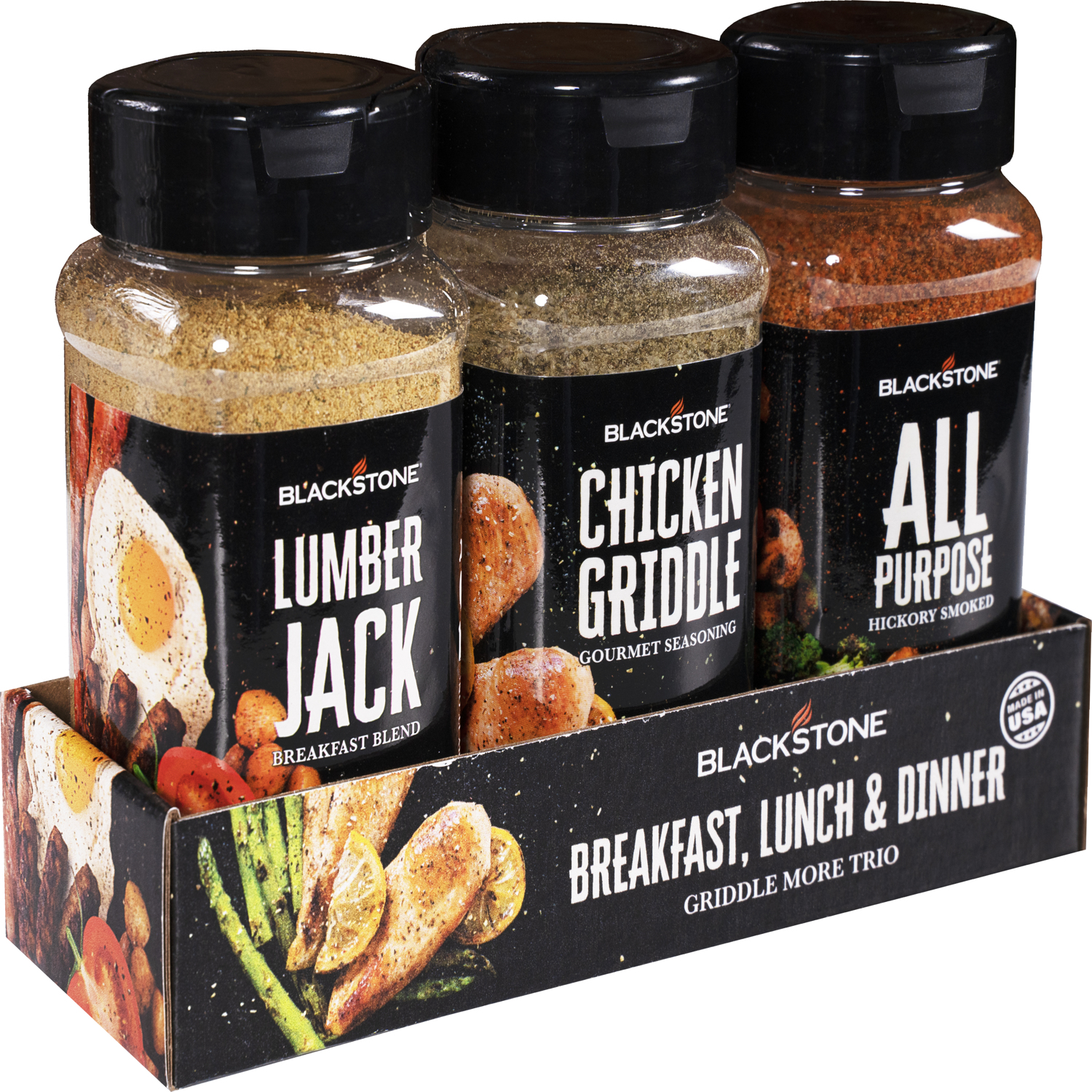 Blackstone Griddle More Trio Seasoning 8.7 oz - Mycitystee