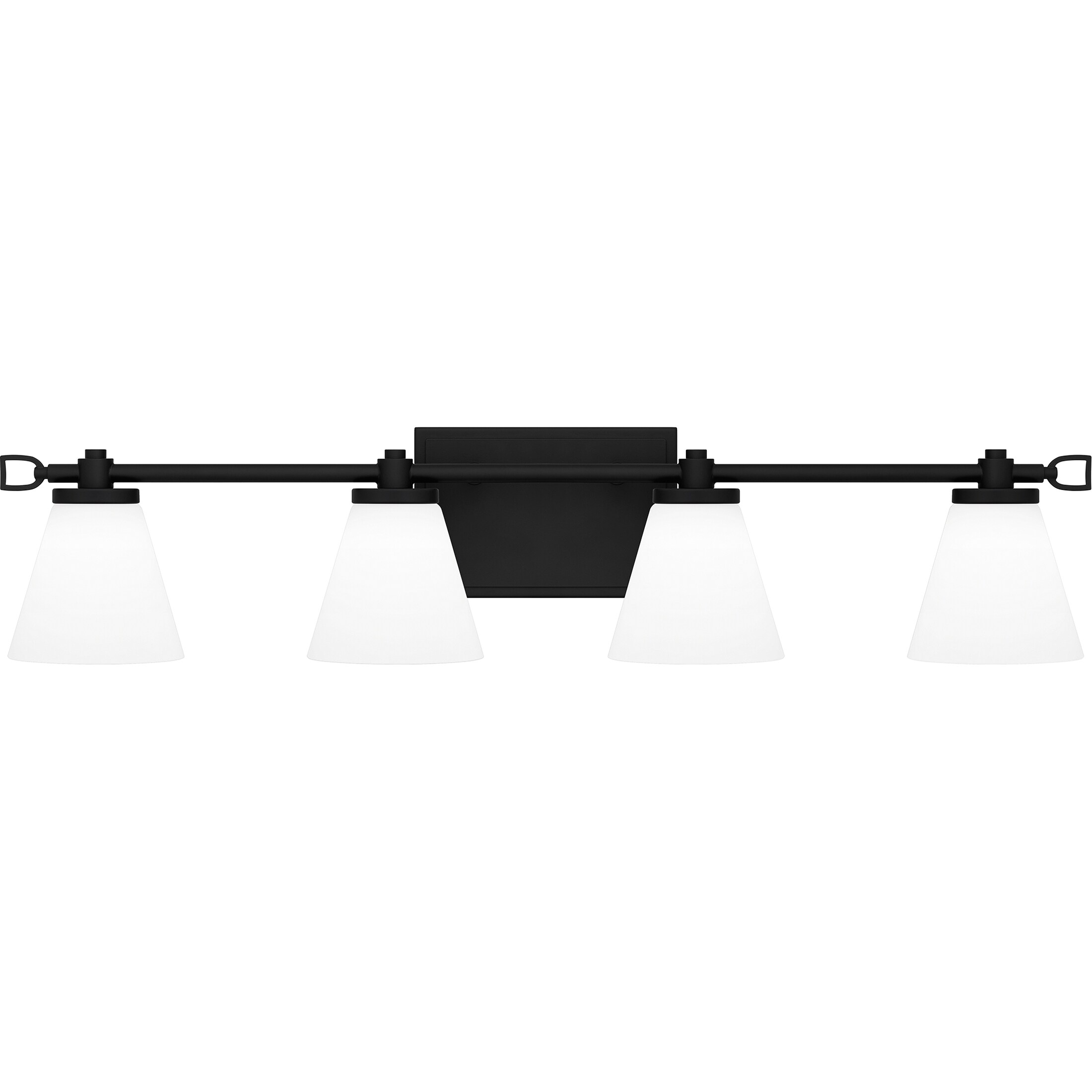 Daniels Integrated LED Matte Black Vanity Light|Black - Mycitystee