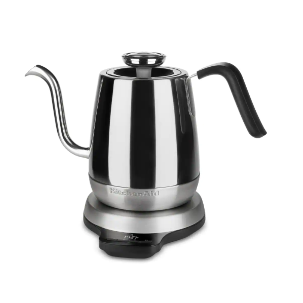 KitchenAid Precision 4.25-Cup Gooseneck Stainless Steel Electric Kettle with Alarm - Mycitystee