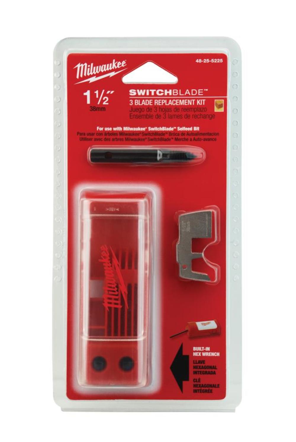 Milwaukee 1-1/2 in. SwitchBlade 3 Blade Replacement Kit 48-25-5225 from Milwaukee - Mycitystee
