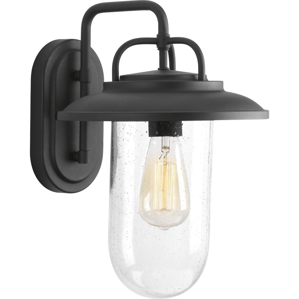 Beaufort Collection 1-Light Black Wall Lantern - Mycitystee
