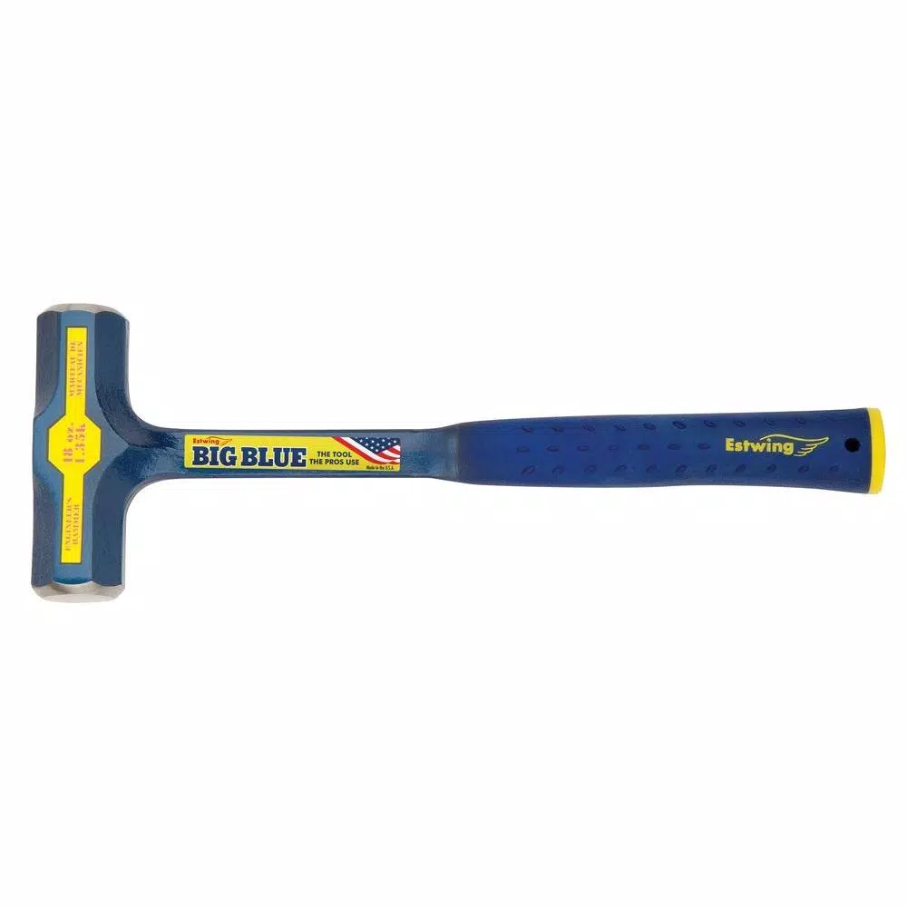Estwing 48 oz. Solid Steel Engineers Hammer with Blue Nylon Vinyl Grip and End Cap and#8211; XDC Depot - Mycitystee