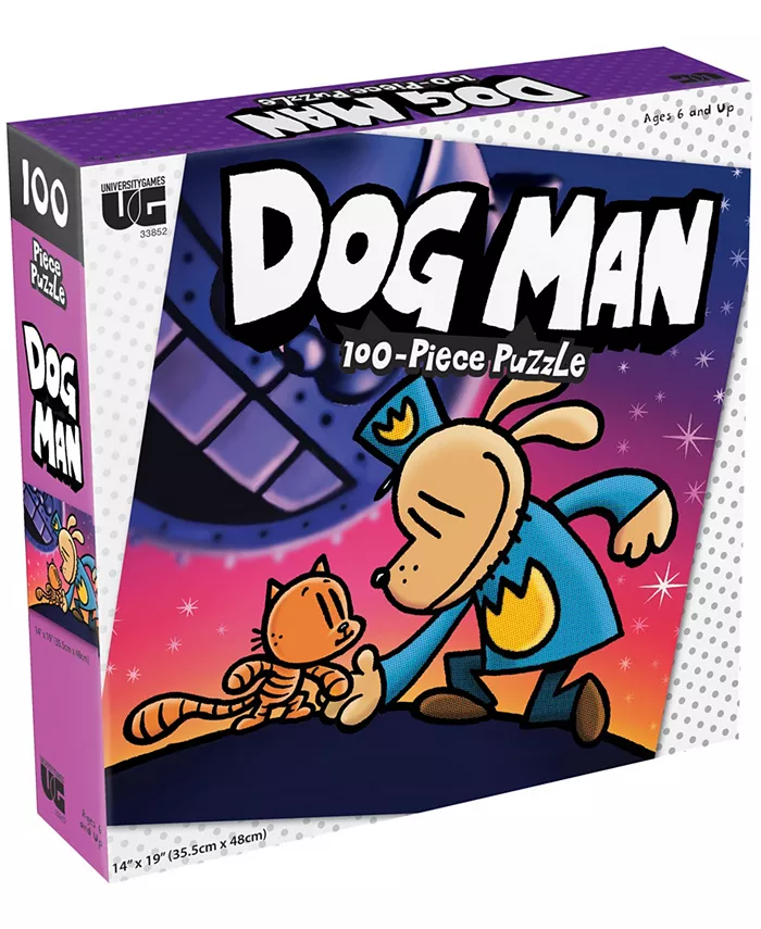 University Games Dog Man Grime Punishment Jigsaw Puzzle - 100 Piece - Mycitystee