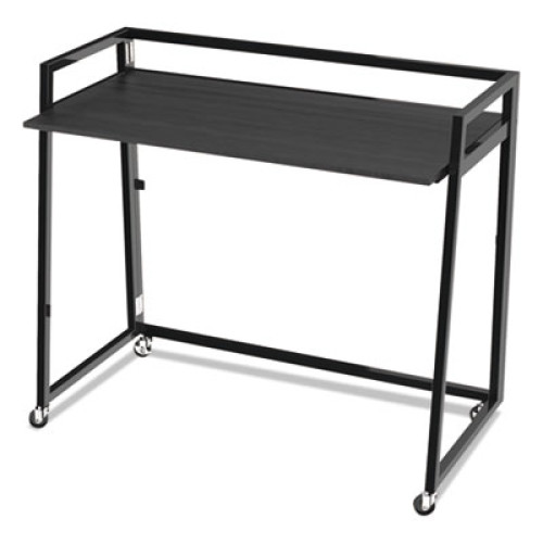 Alera Quick Assemble Computer Workstation， 41.3w x 19.9d x 36.7h， Espresso/Black (QAD4232EB) - Mycitystee