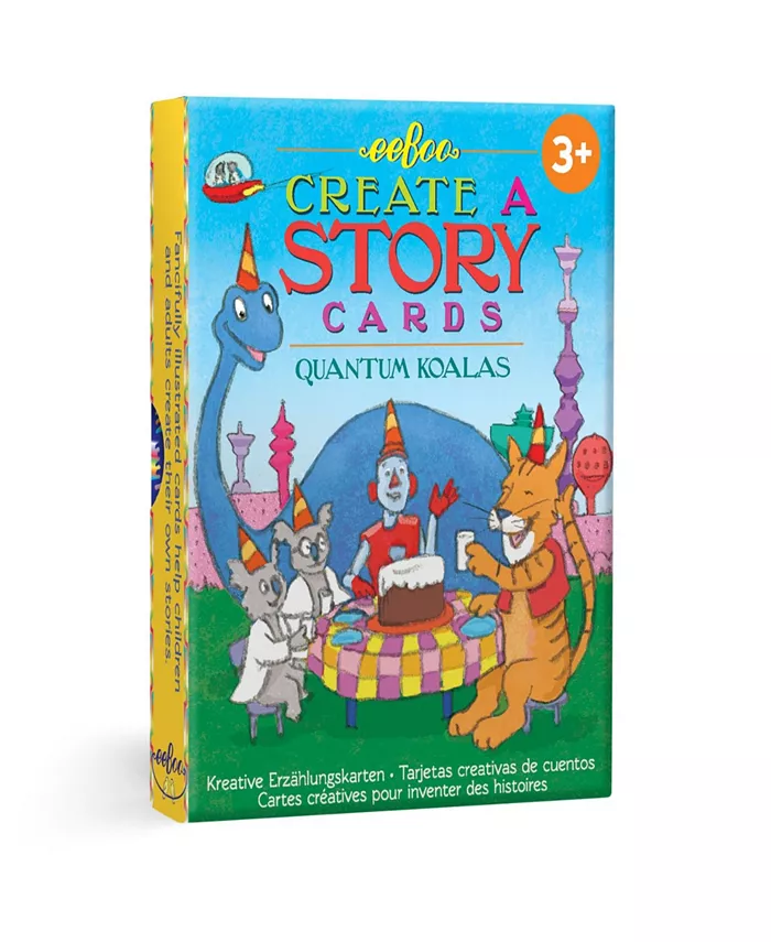 Eeboo Quantum Koalas Create a Story Cards Pre-literacy Cards 38 Piece Set - Mycitystee