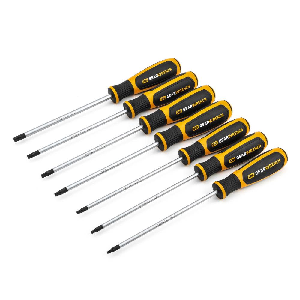 GEARWRENCH 7 Pc Torx Dual Material Screwdriver Set 80071H from GEARWRENCH - Mycitystee