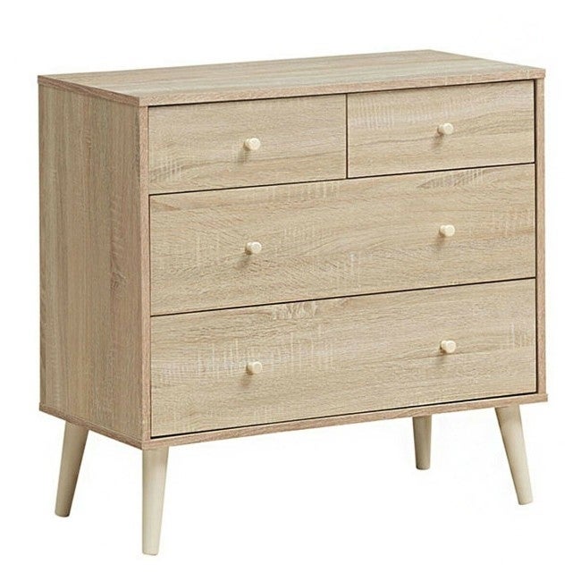 Modern FarmHome 4 Drawer Easy Glide Storage Dresser - - 37159377 - Mycitystee