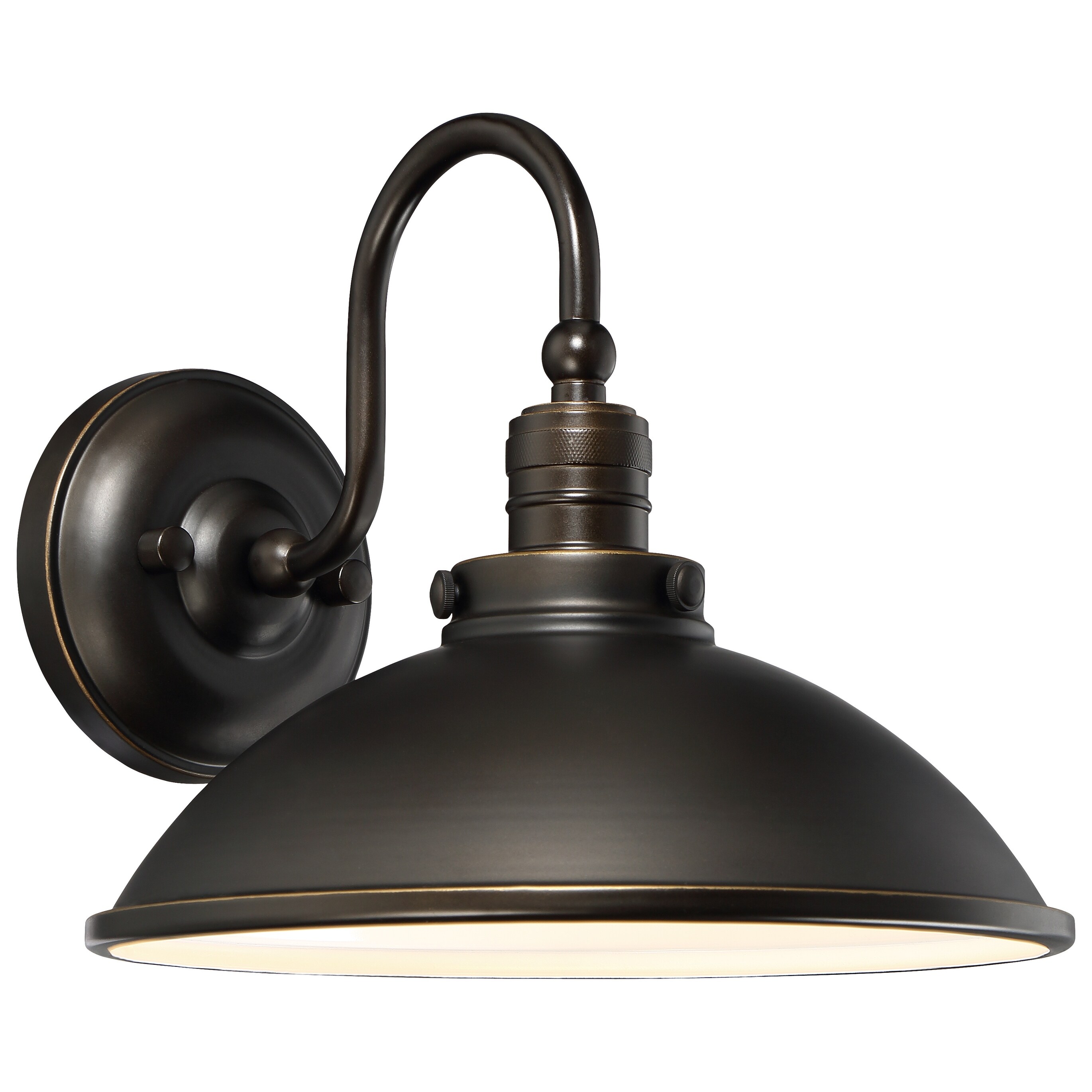 Baytree Lane Oil Rubbed Bronze W/ Gold High Wall Mount By Minka Lavery Shopping - The Best Deals on Outdoor Barn Lights | 24212053 - Mycitystee