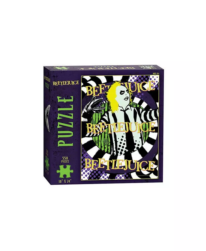 USAopoly Beetlejuice Ghost With The Most 550 Piece Puzzle - Mycitystee