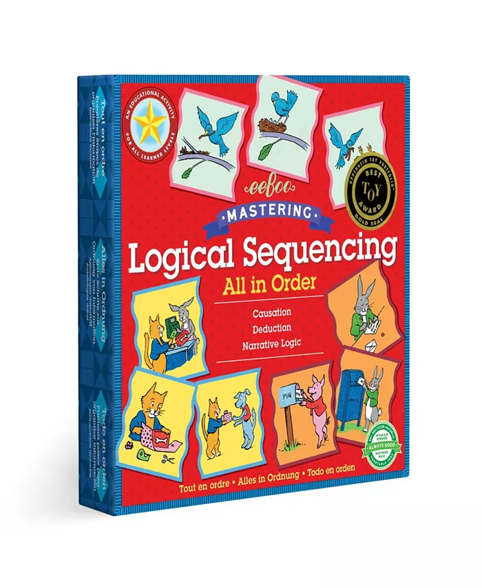 Eeboo All in Order Logical Sequencing 16 Piece Set - Mycitystee