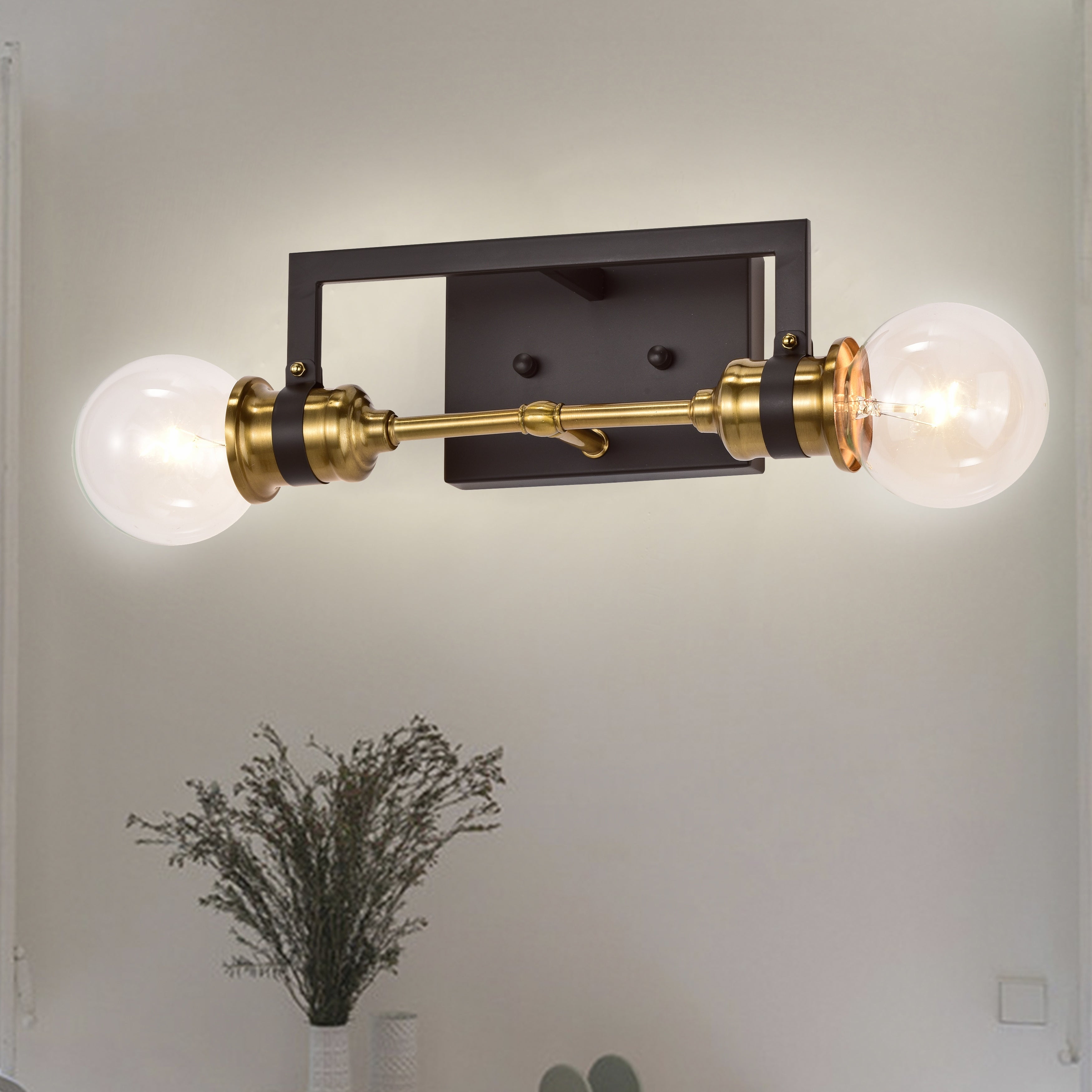 Antique Black and Gold Wall Sconce Indoor Wall Light - Mycitystee