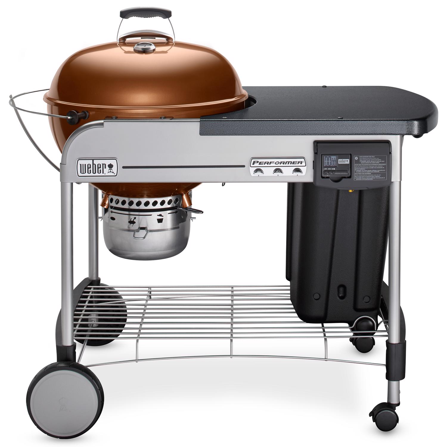 Weber 22 in. Performer Deluxe Charcoal Grill Copper - Mycitystee