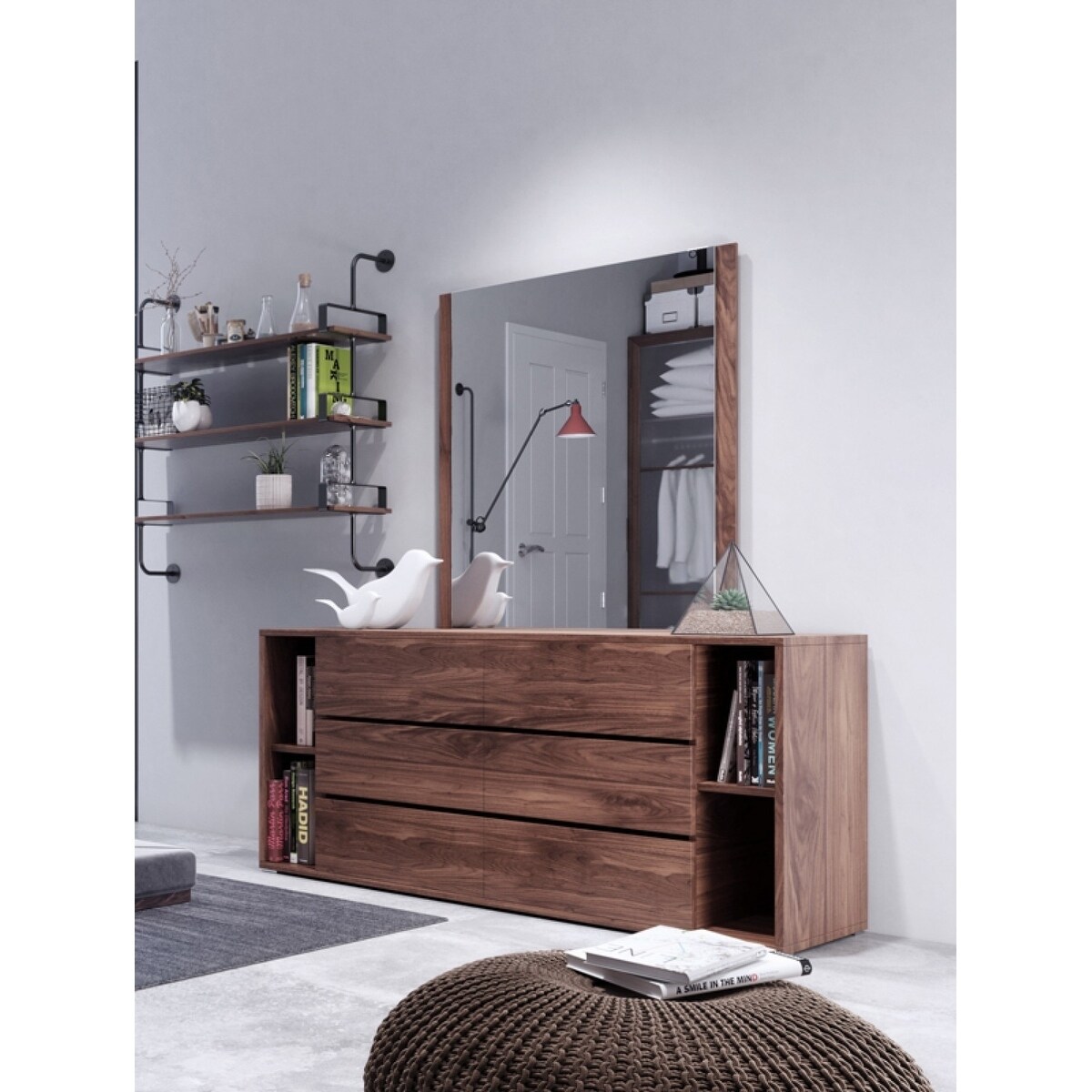 Nova Domus Jagger Modern Walnut Dresser - - 28423862 - Mycitystee