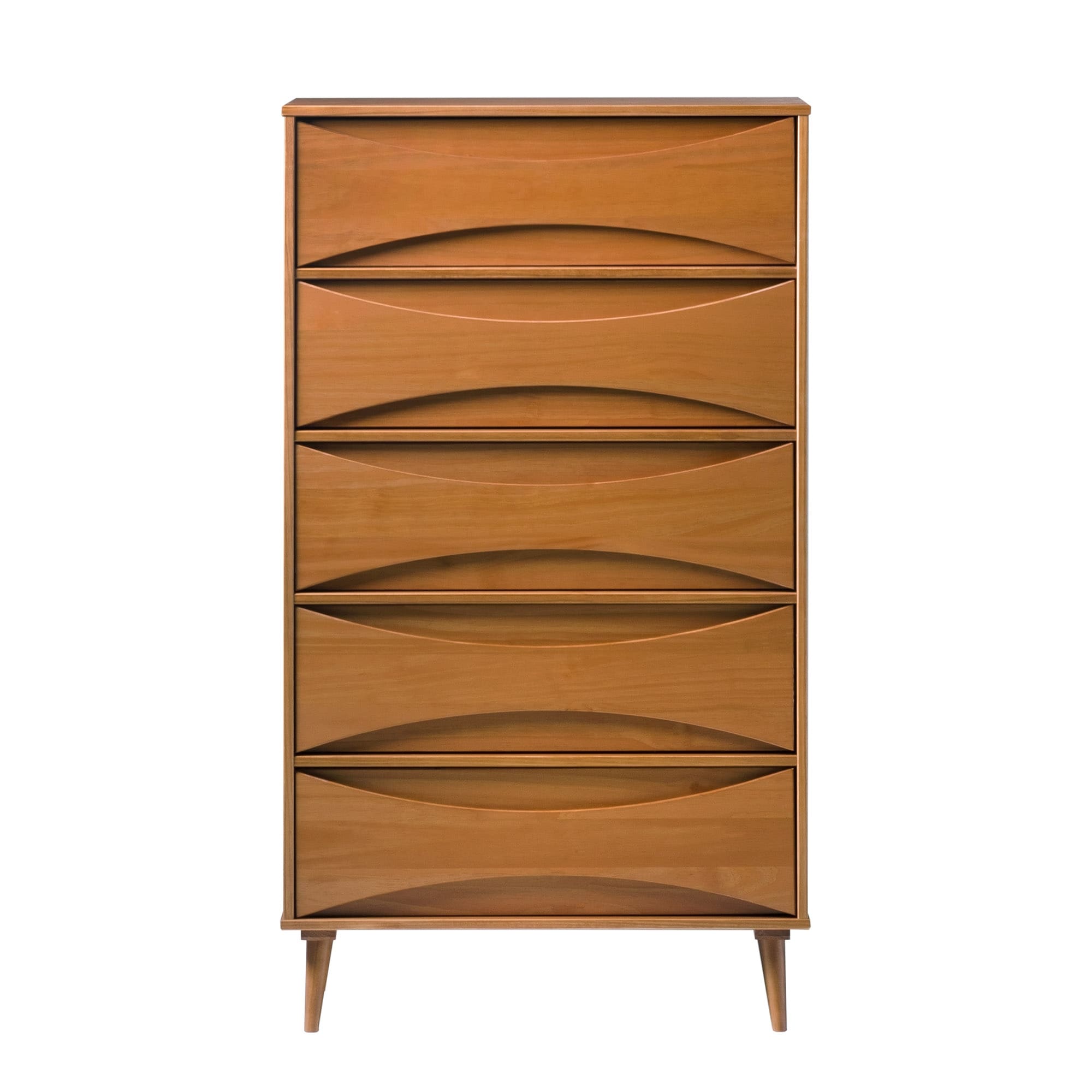 Middlebrook Designs Mid-Century 5-Drawer Solid Wood Dresser - - 36808590 - Mycitystee