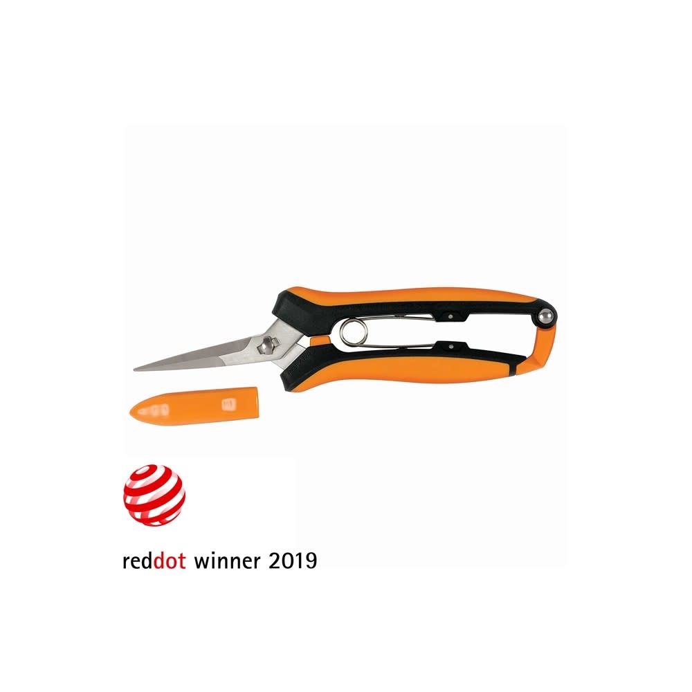 Fiskars Steel Blade Curved Pruning Snip with Softgrip Handle - Mycitystee