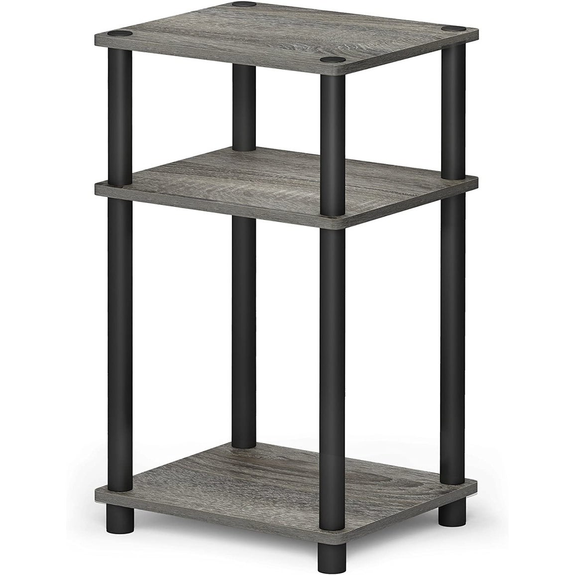 Furinno Bedside Table with Plastic Poles - Mycitystee