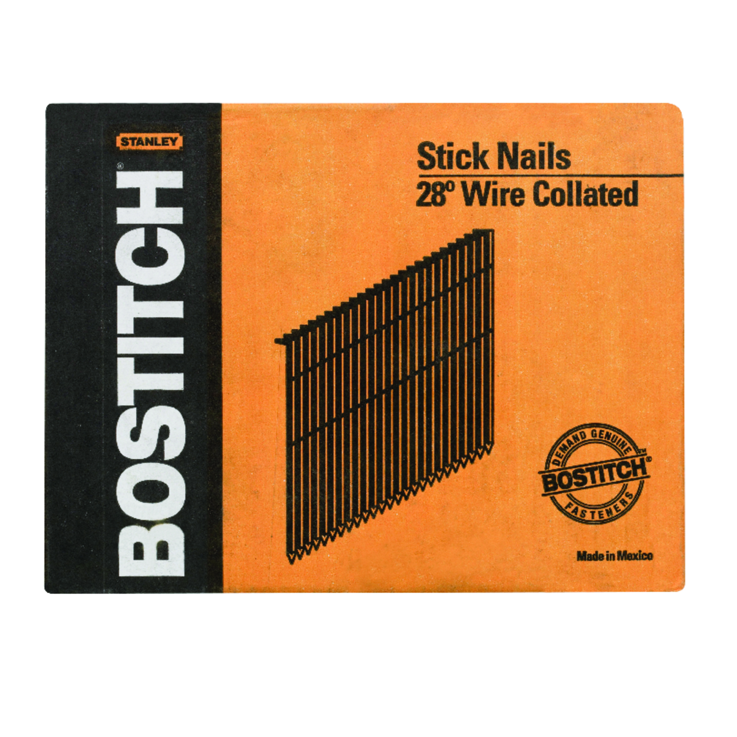 Bostitch 3 in. Angled Strip Coated Stick Nails 28 deg 2000 pk - Mycitystee