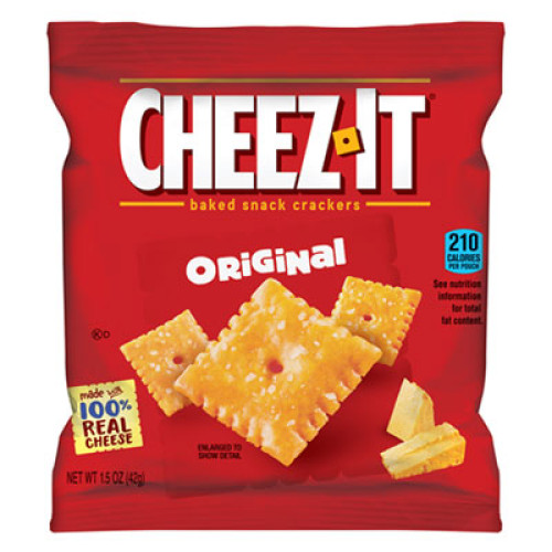 Sunshine Cheez-It Crackers， 1.5 oz Single-Serving Snack Pack， 8/Box (12233) - Mycitystee