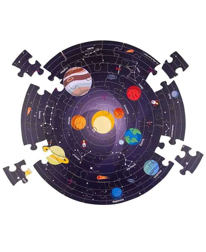 Bigjigs Toys - Solar System Circular Floor Puzzle - Mycitystee