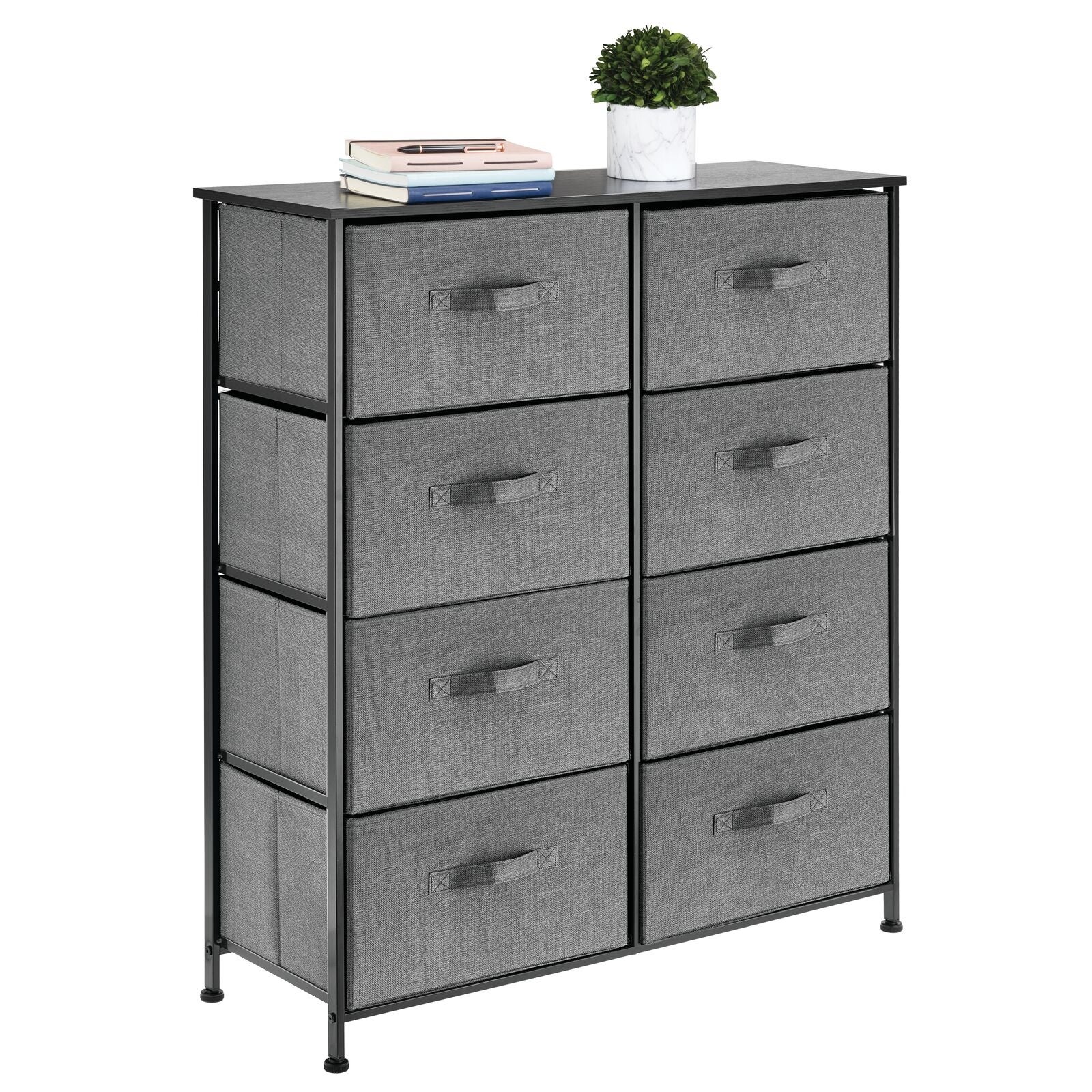 mDesign Vertical Dresser Storage Tower with 8 Drawers - - 34382652 - Mycitystee