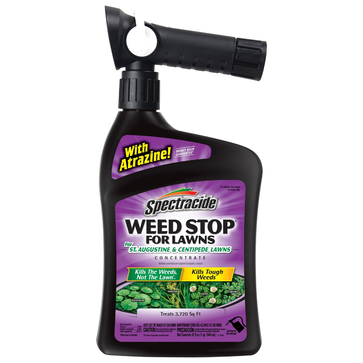 Spectracide Weed Stop Weed Killer RTS Hose-End Concentrate 32 oz - Mycitystee