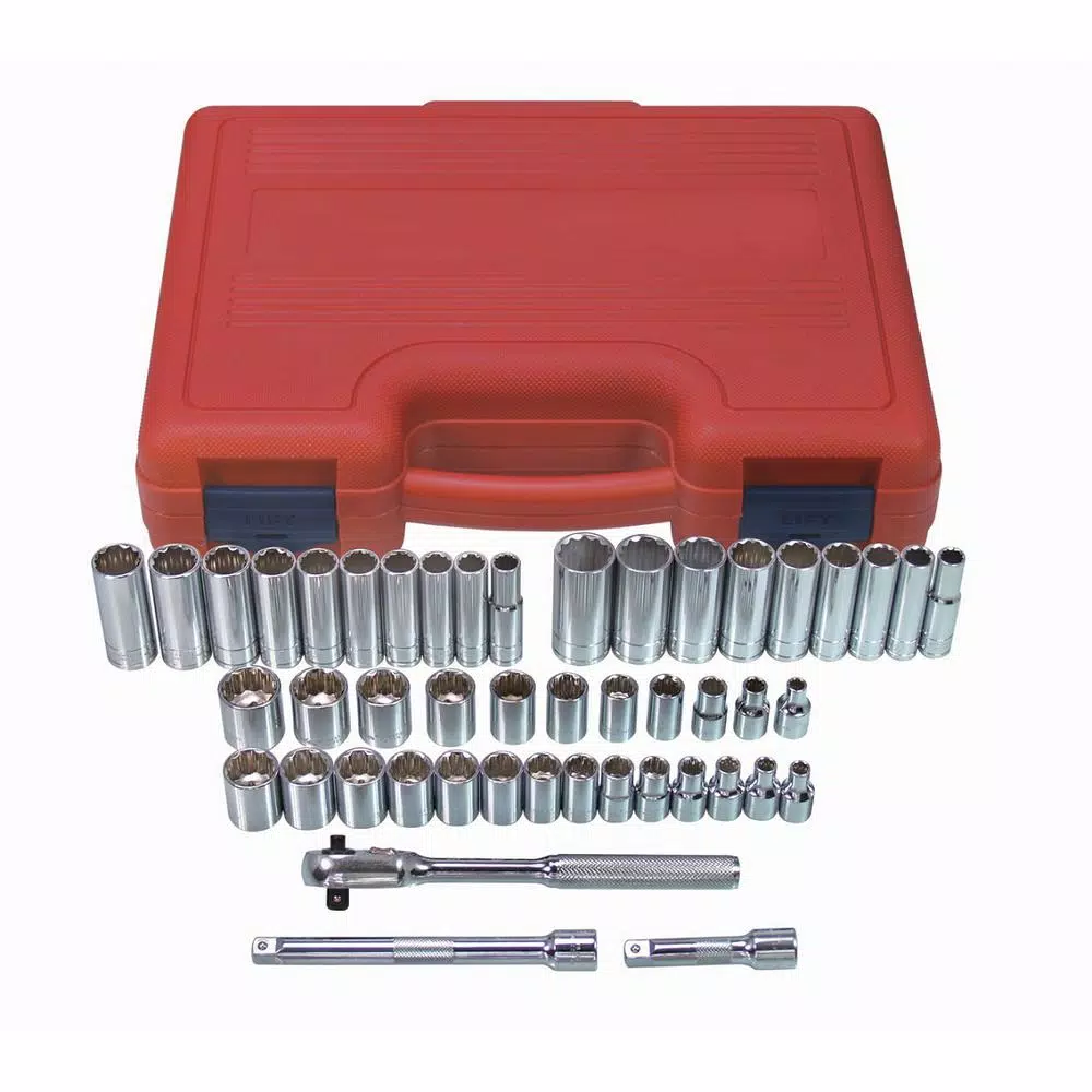 K Tool International Socket Set 3/8 Drive 12-Point (47-Piece) and#8211; XDC Depot - Mycitystee