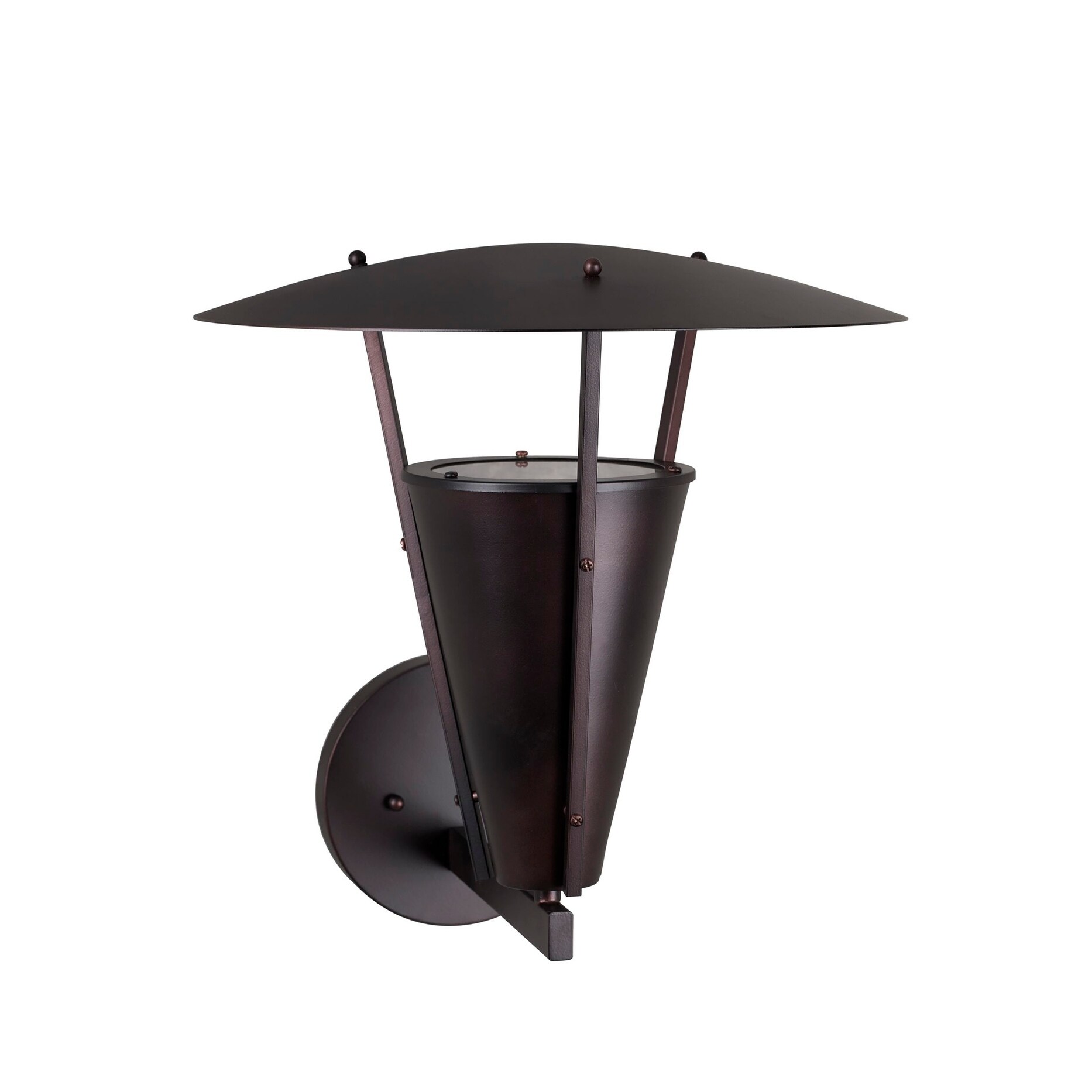 1-Light Antique Bronze Outdoor Wall Lantern - Mycitystee