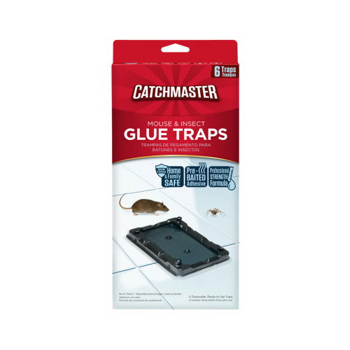 AP  G CO INC 106SD Mouse  Insect Glue Traps， Baited  pack of 6 - Mycitystee