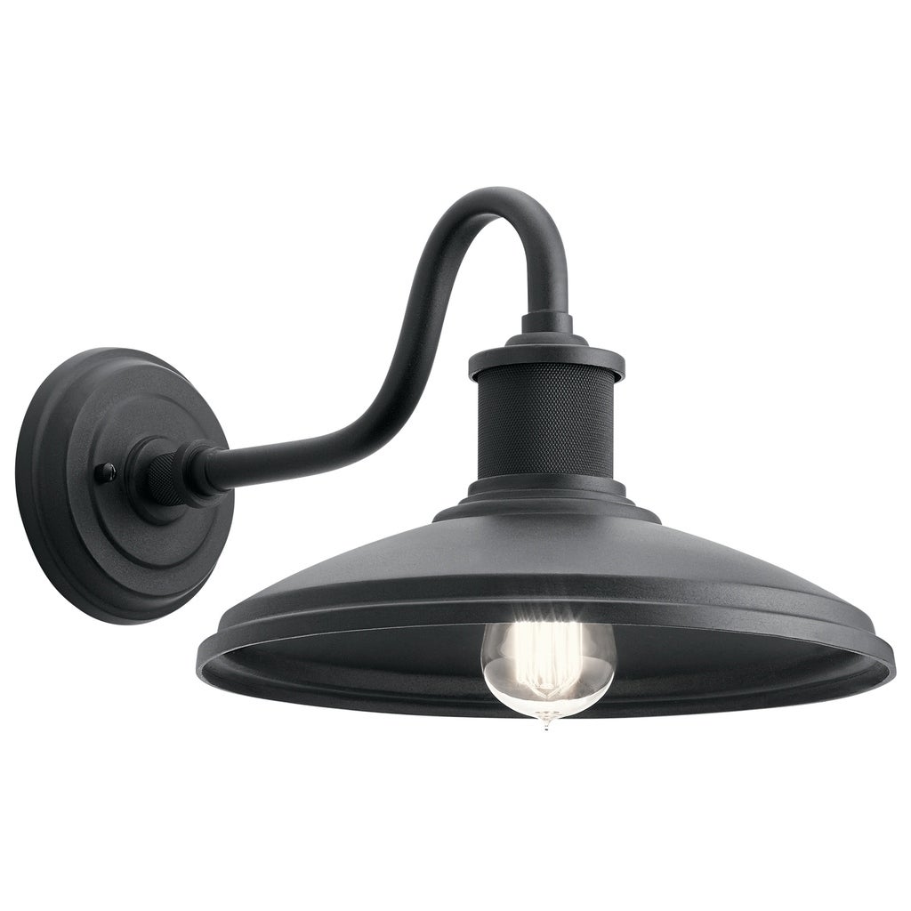 Kichler Lighting Allenbury Collection 1-light Textured Black Outdoor Wall Sconce Shopping - The Best Deals on Outdoor Barn Lights | 25555231 - Mycitystee