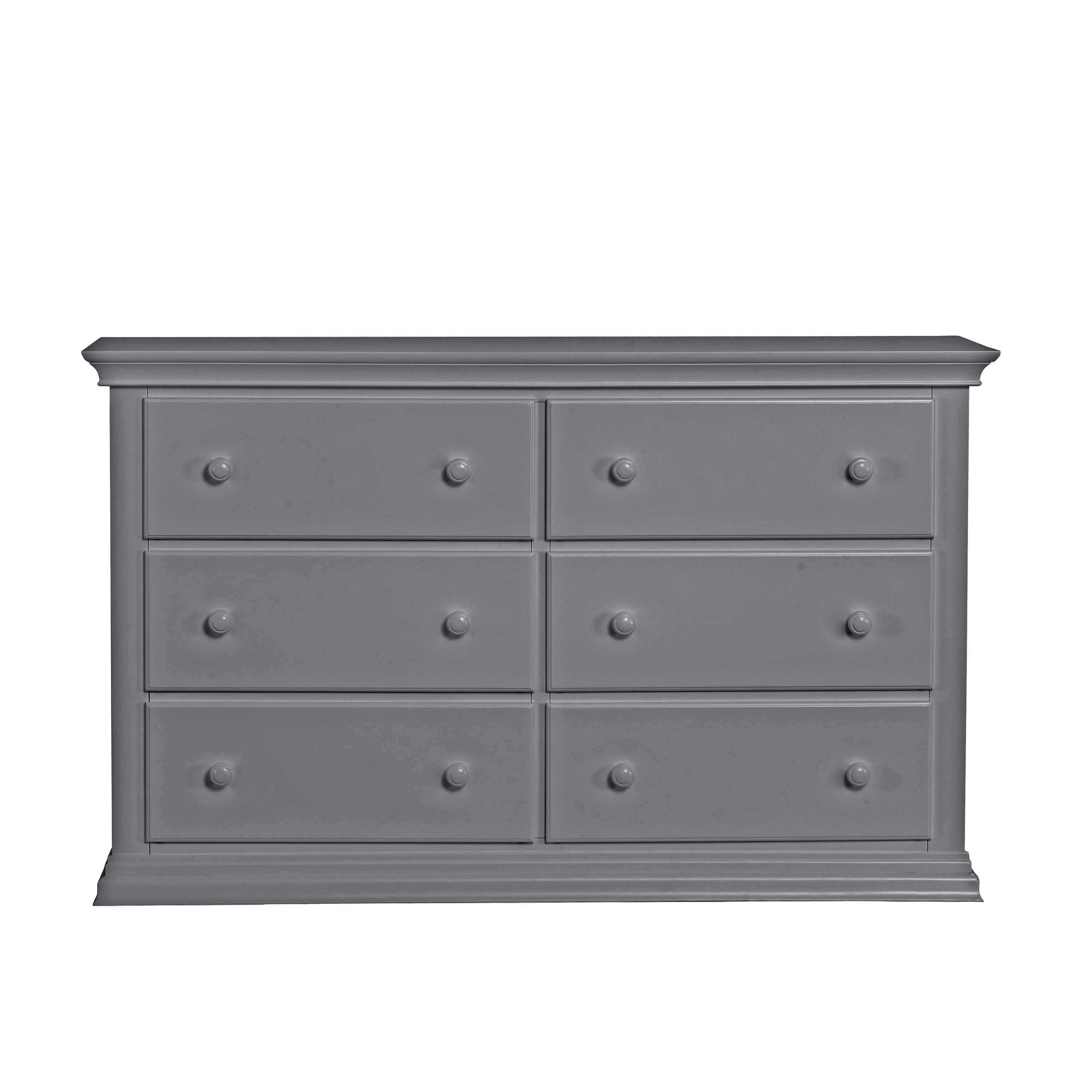 Global Pronex 3 Tier Wooden Dresser with 6 Drawers in Grey - - 35478782 - Mycitystee
