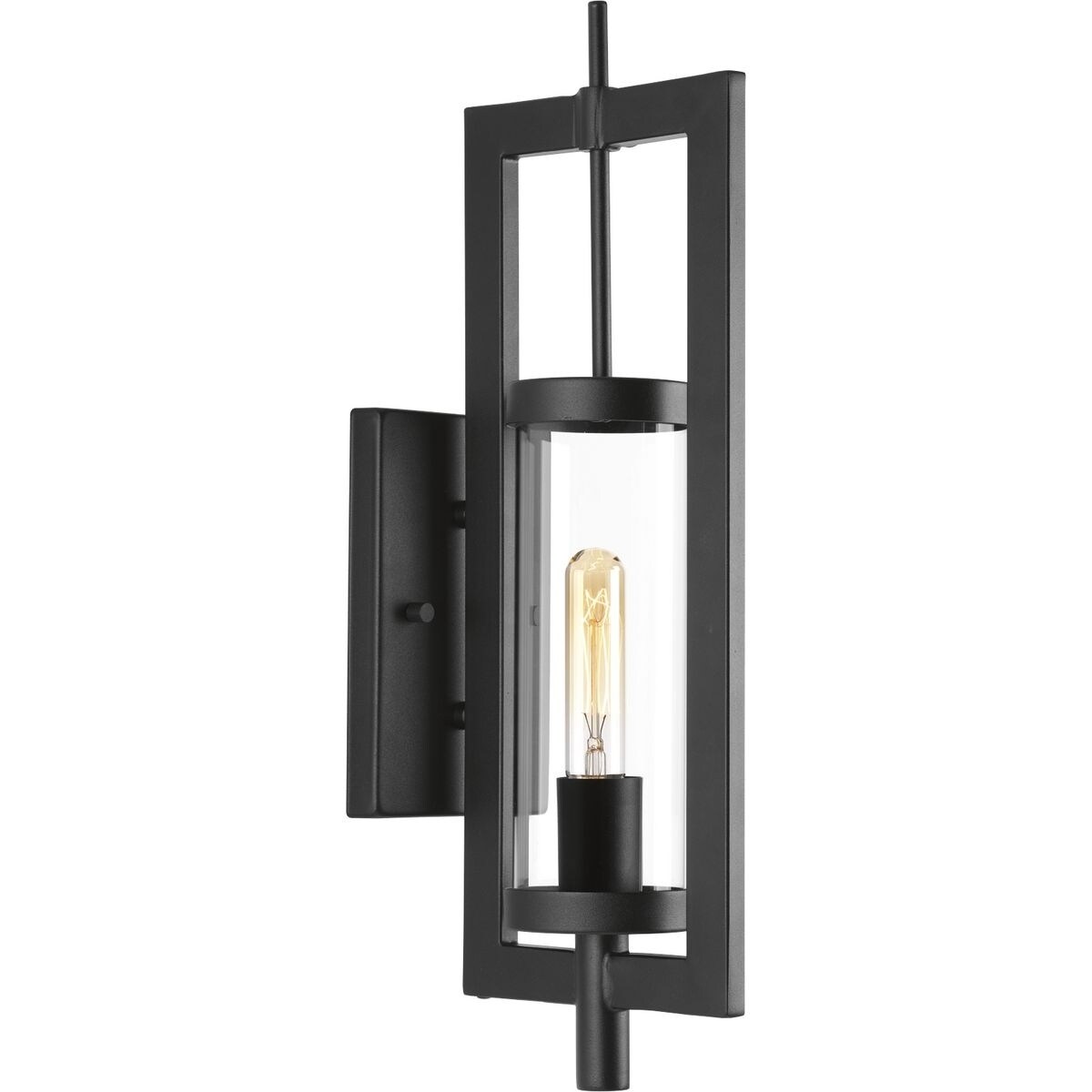 McBee Collection 1-Light Black Wall Lantern Shopping - The Best Deals on Outdoor Wall Lanterns | 23217632 - Mycitystee