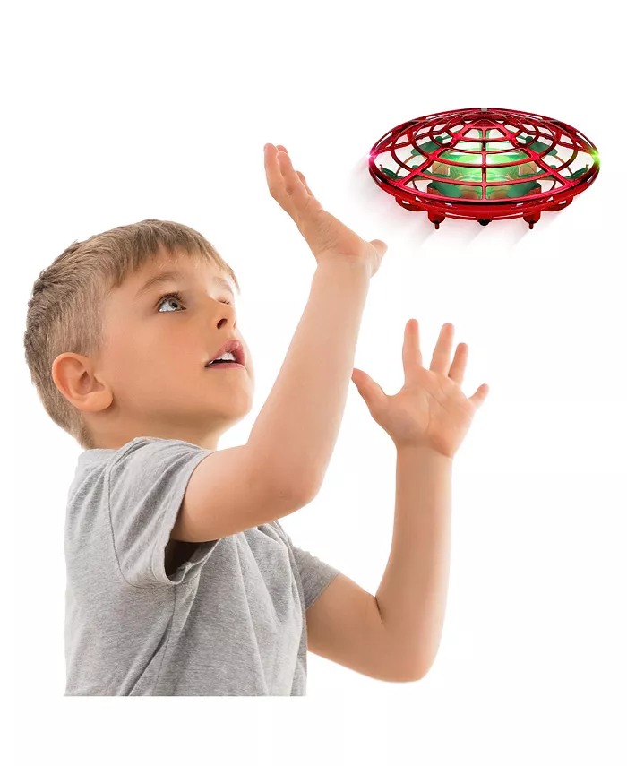 Force1 Scoot Hand Operated Drone for Kids or Adults - Red - Mycitystee