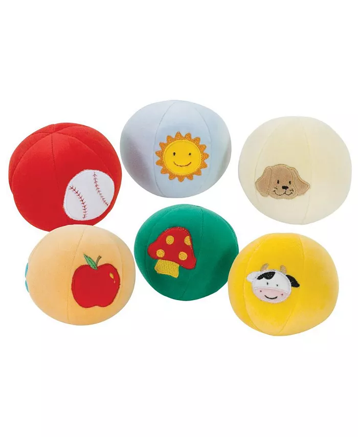 Kaplan Early Learning Soft-Color Ball - Set of 6 - Mycitystee