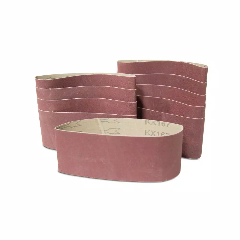 WEN 120-Grit 3 x 21-Inch Sanding Belt Sandpaper (10 Pack) and#8211; XDC Depot - Mycitystee