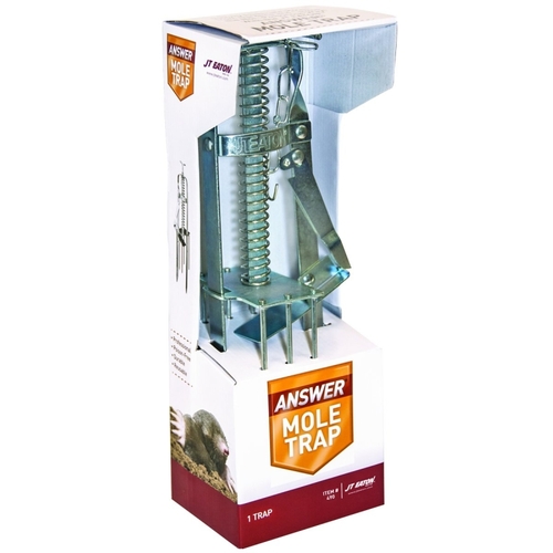 JT Eaton 490 Mechanical Mole Trap， 6-1/4 in W， 2-7/8 in H - Mycitystee