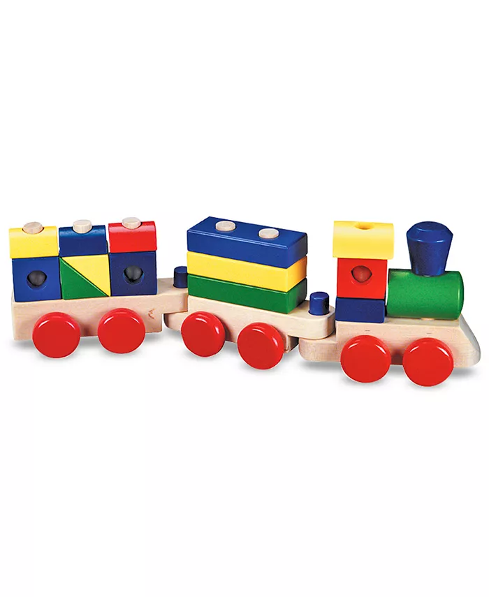 Melissa and Doug Toy， Stacking Train - Mycitystee