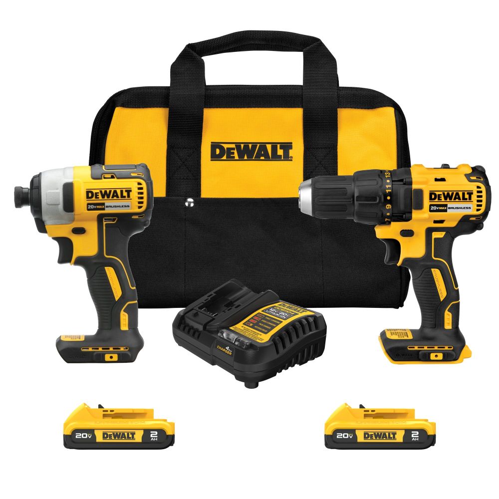 DEWALT 20V MAX Brushless 2 Tool Combo Kit DCK277D2 from DEWALT - Mycitystee