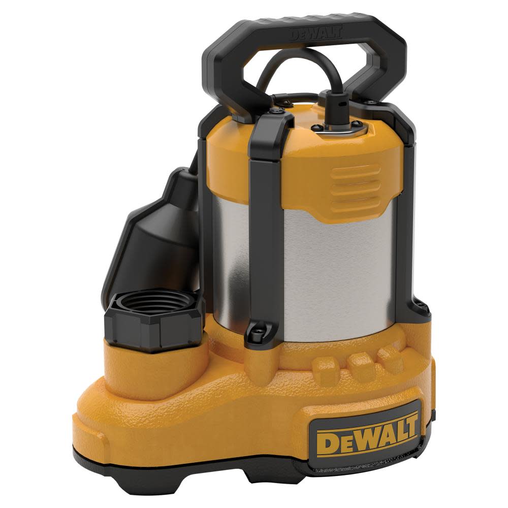 DEWALT 1/3 HP SSTL/Cast Iron Sump with Tethered Float DXWP62381 from DEWALT - Mycitystee