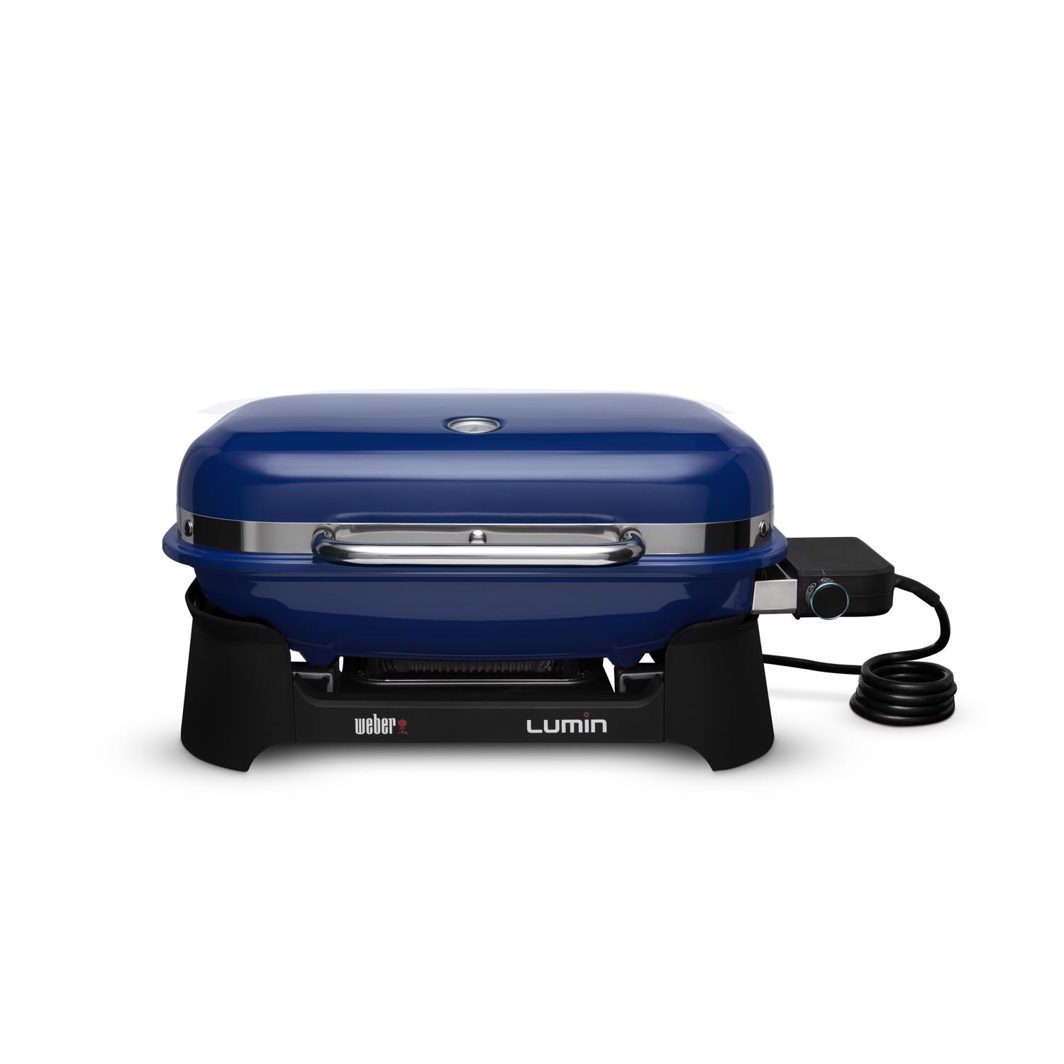 Weber Lumin Electric Grill Deep Ocean Blue - Mycitystee